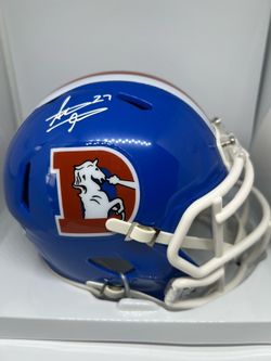 Steve Atwater Signed Mini Helmet