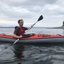 Two Advanced Elements Kayaks And Gear