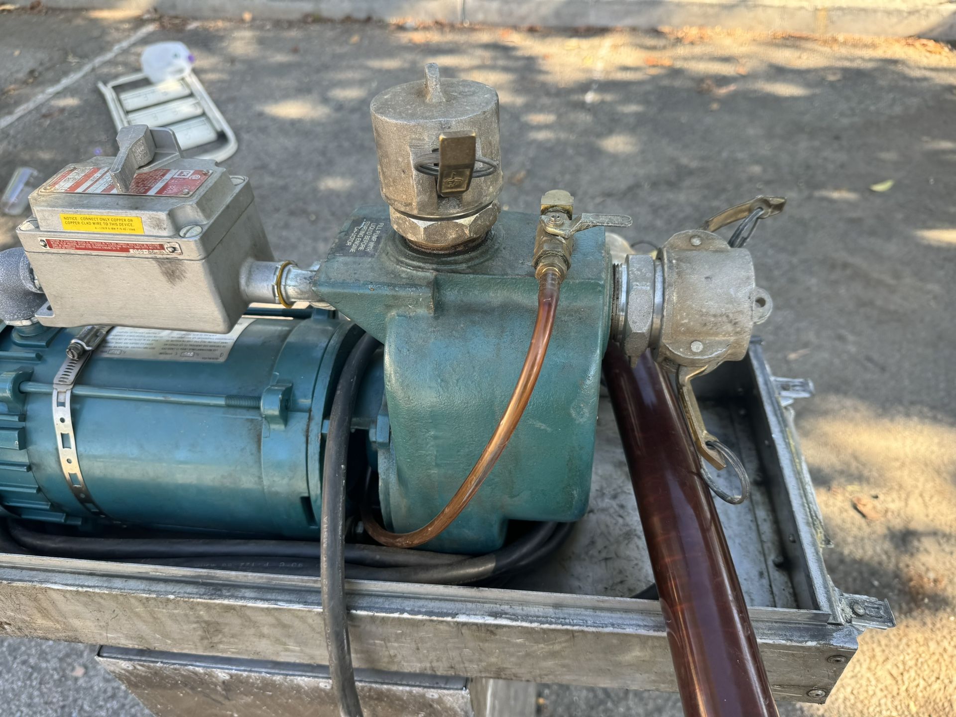 ITT Marlow Gas Or Diesel Pump (Model:1/2H15EC ) with Doerr 3/4HP Motor