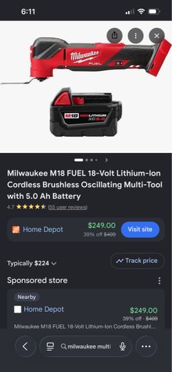 Milwaukee multi-tool