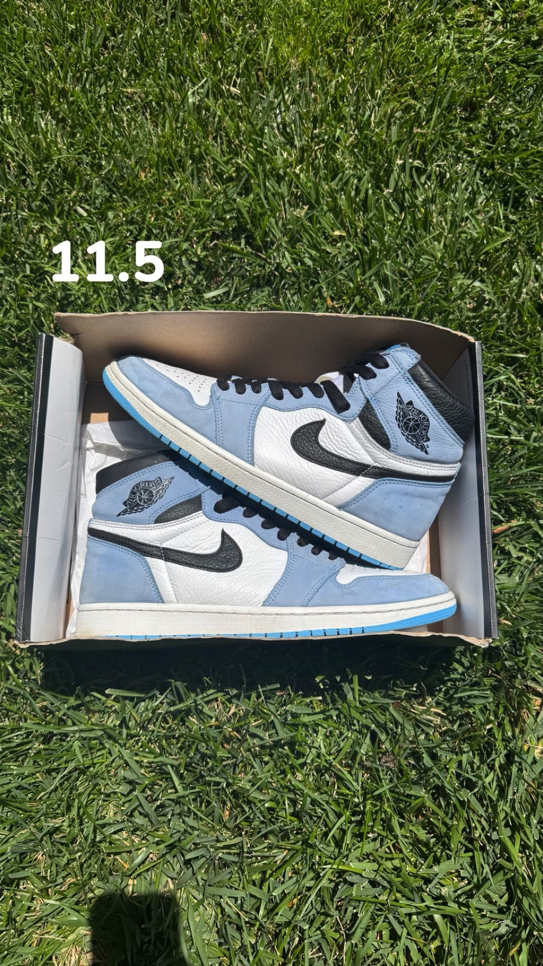 Jordan 1 University Blue Size 11.5