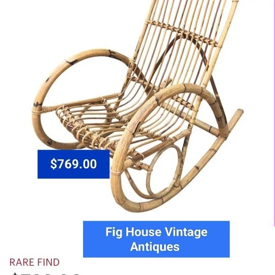 Franco Albino Bamboo Rocky Chair