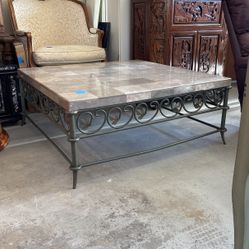 Vintage Granite Coffee Table 