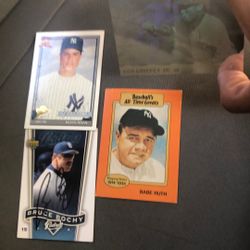 Colllectible Baseballs And Cards For Sale