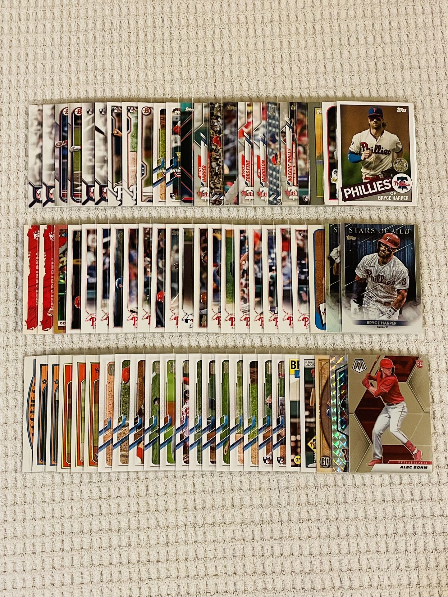 Philadelphia Phillies 70 Card Baseball Lot!