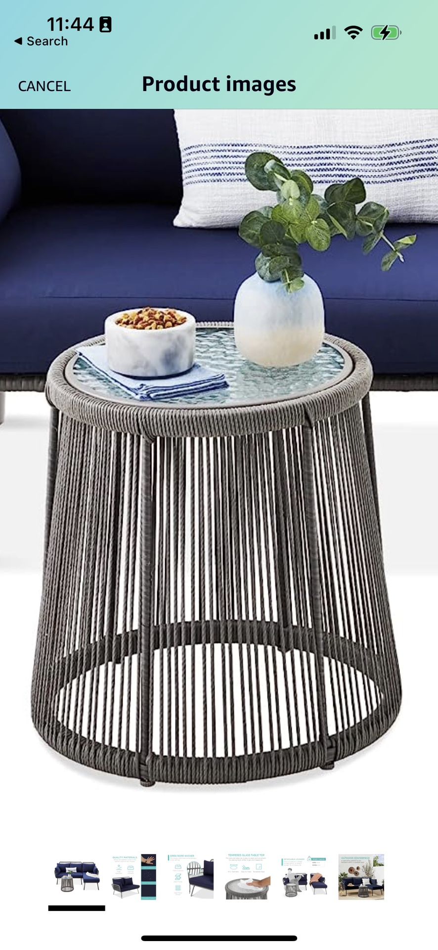 Outside Side Table - Perfect For A Patio! Or Balcony 