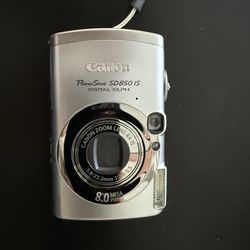 Title: Canon PowerShot SD850 IS Digicam Bundle - Tested - Charger + 4GB Card