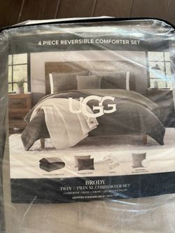 Ugg Twin Brody Reversible Comforter 