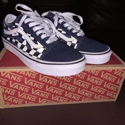 Discontinued Vans Blue Flames