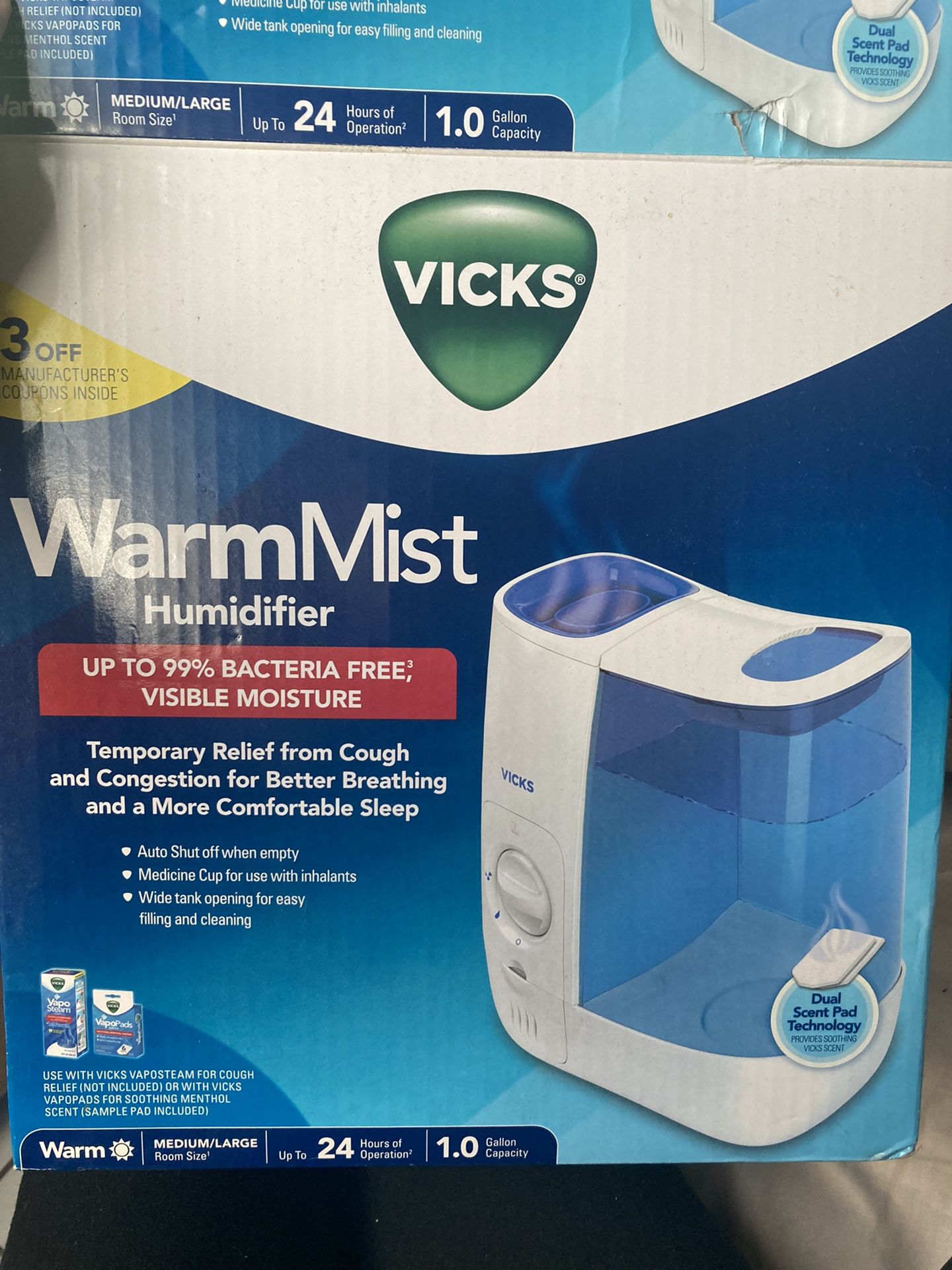 Vicks Warm Must Humidifier 