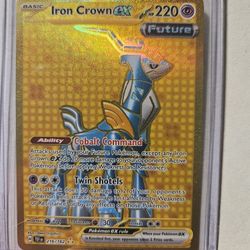 Iron Crown Ex Gold Pokemon