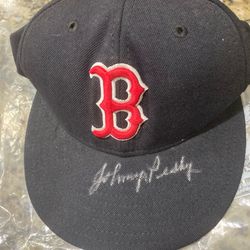 Johnny Pesky Autograph Cap