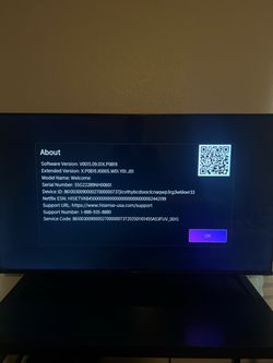 55-inch Hisense Smart TV -OBO