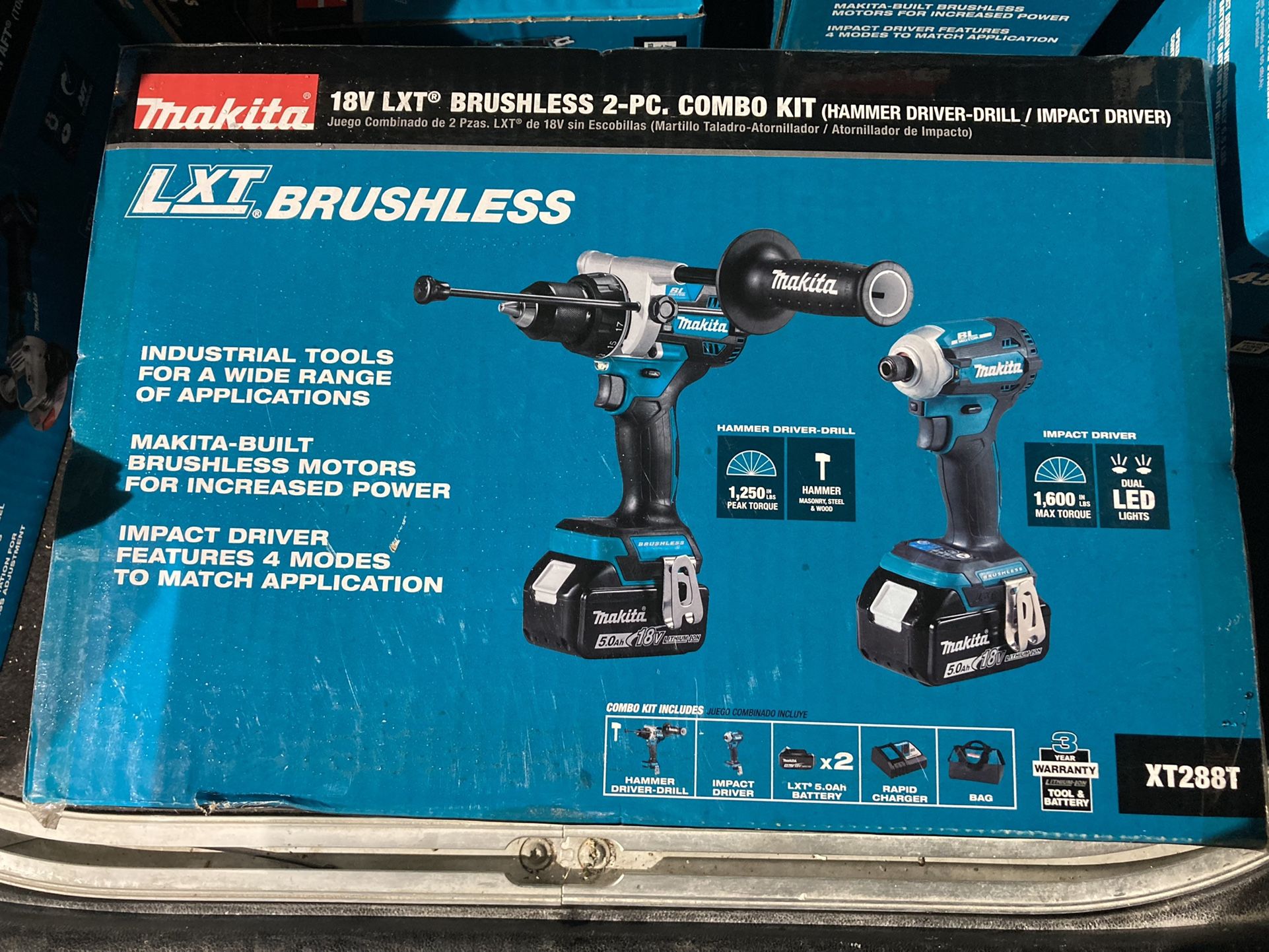 Makita 18v Hammer Drill And Impact Kit 