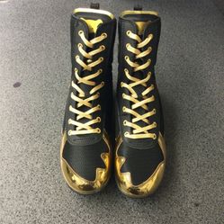 Venus Elite Boxing Shoes Blk/gold Size 9