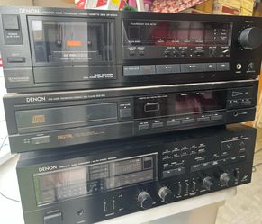Denon Cassette player/ CD