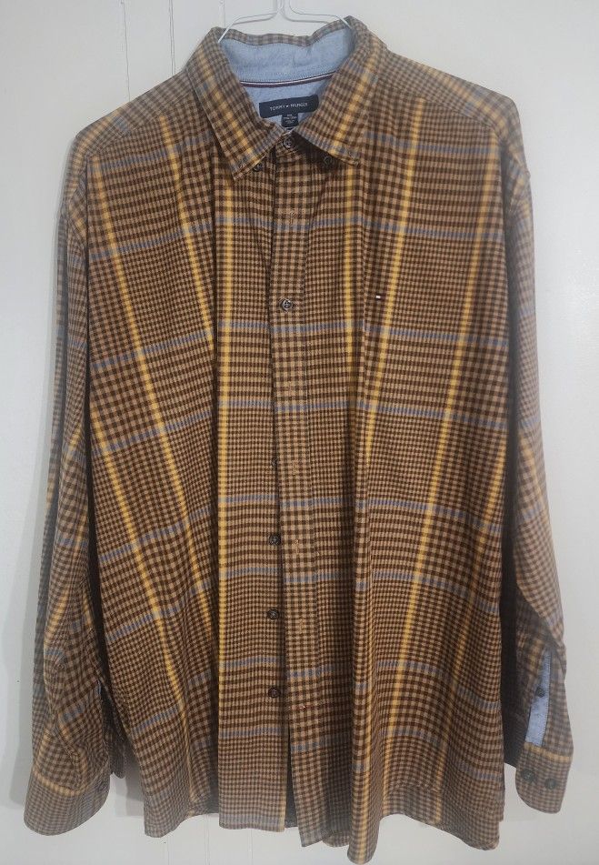 Tommy Hilfiger Long Sleeve Shirt Size 2xl