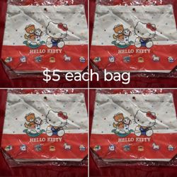 Hello Kitty Canvas Bag Small Tote $5 Each 