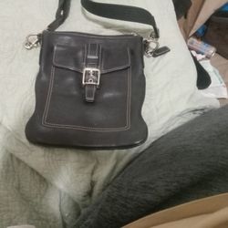 Coach Crossbody Black Leather