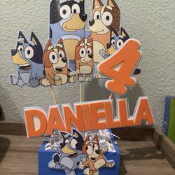 Bluey Party Centerpieces