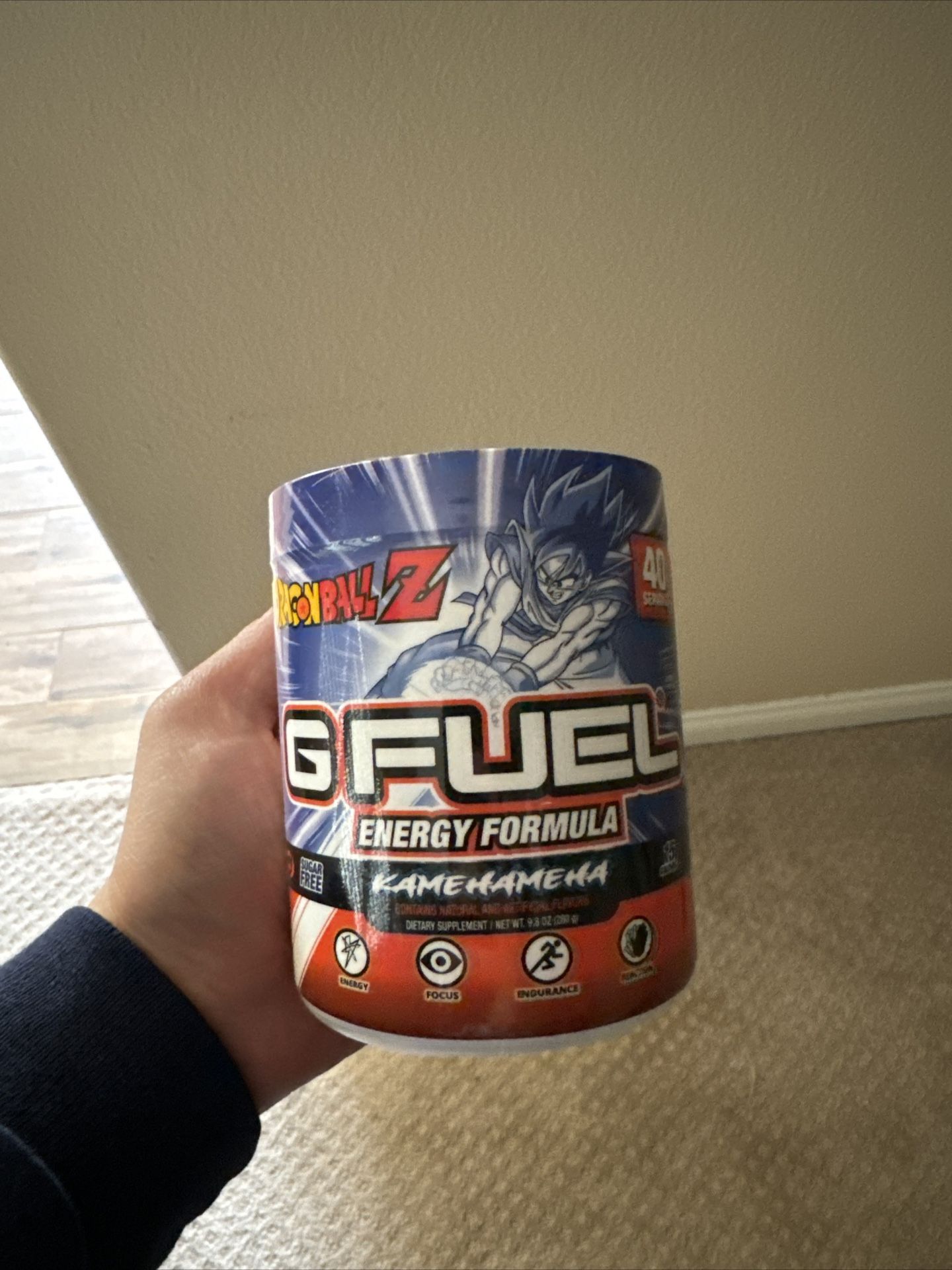 Dragon Ball z Limited Edition Gfuel Tub 40 Servings