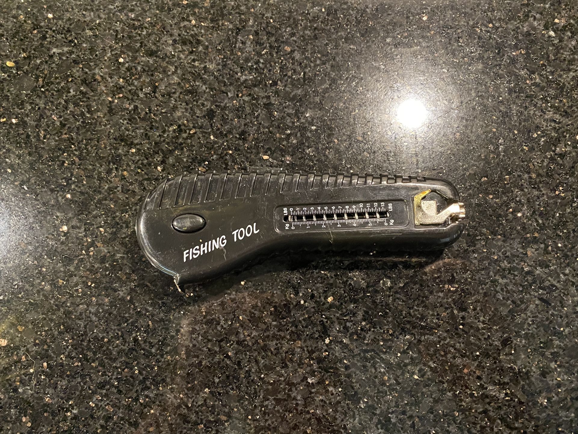 Fishing Multi-Tool: Weighing Scale, Carving Knife, Measuring Tape