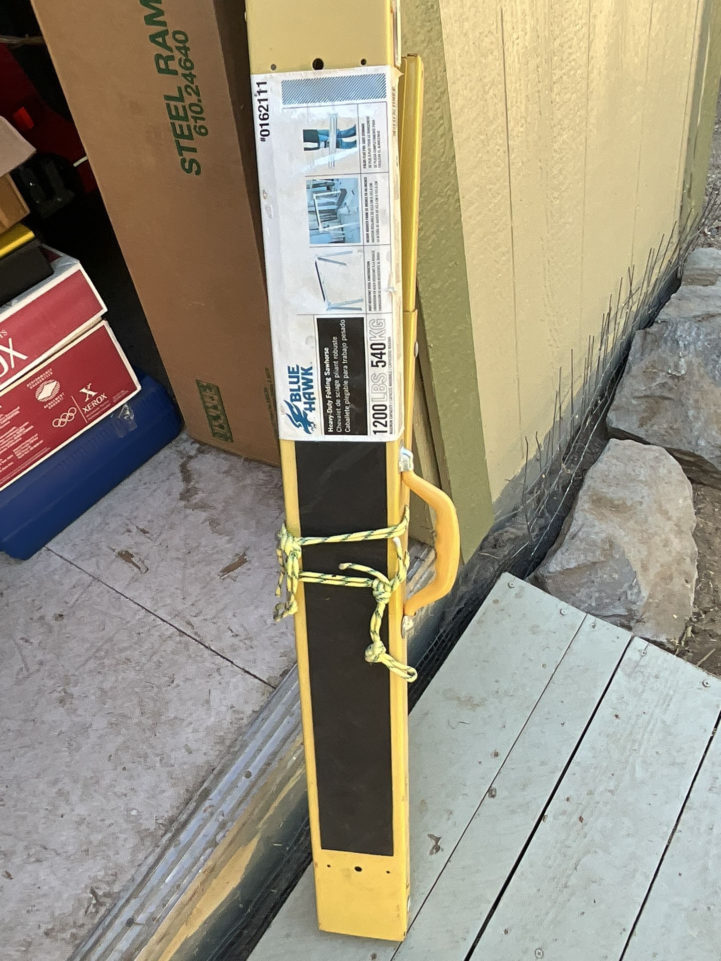 Brand New Blue hawk heavy Duty Folding Sawhorse