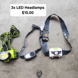 3x Headlights 