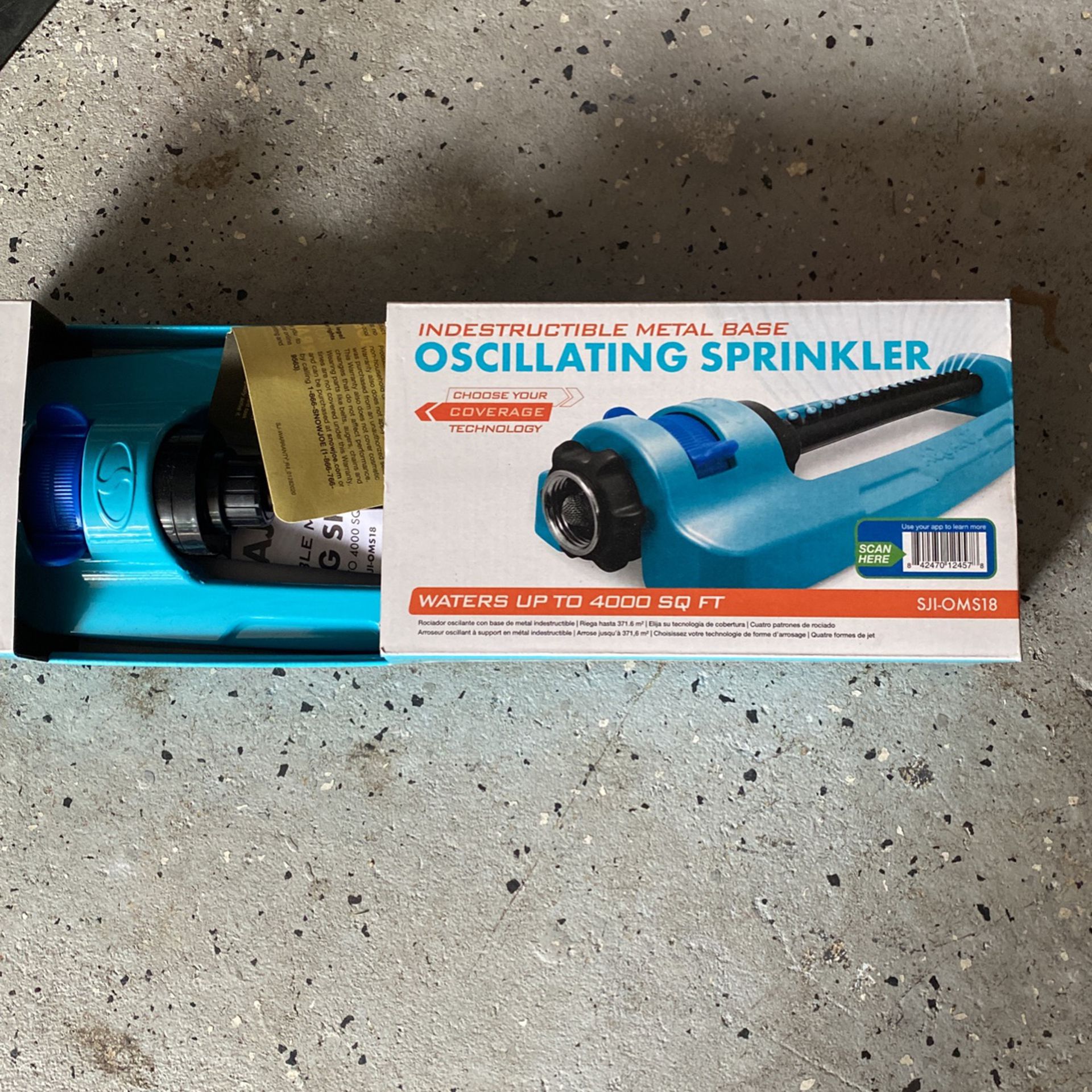 Aqua Joe Oscillating Sprinkler 