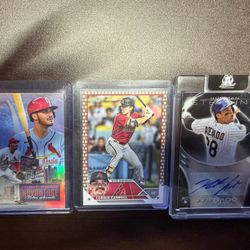 Dbacks Baseball Card Lot – Topps / Rookie / Auto Cards