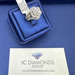 Ring Engagement 10k Diamonds Real 