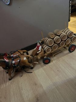 Vintage Horse & Buggy Barrel Carrier