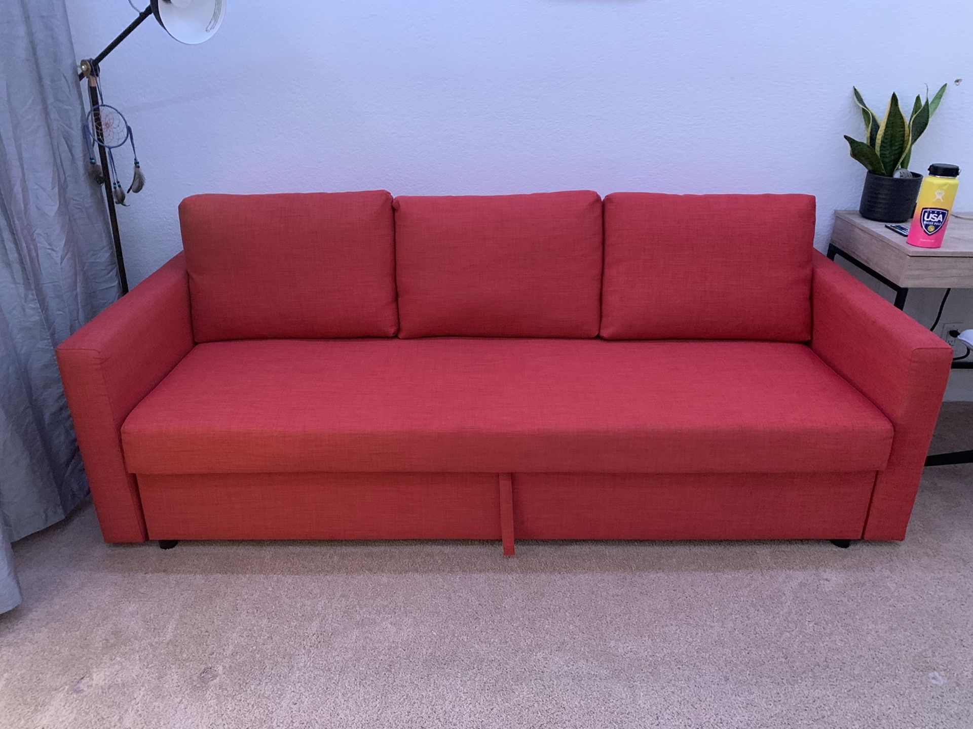 IKEA Queen Sofa Bed With Pillow Top And Storage for Sale in Costa Mesa