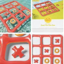 NEW Giant Tic Tac Toe Inflatable Pool Float Game