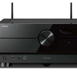 Yamaha - AVENTAGE RX-A4A 110W 7.2-Channel AV Receiver with 8K HDMI and MusicCast - Black. New, open box to take pictures. Comes with everything.