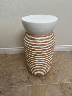 Modern ceramic side table