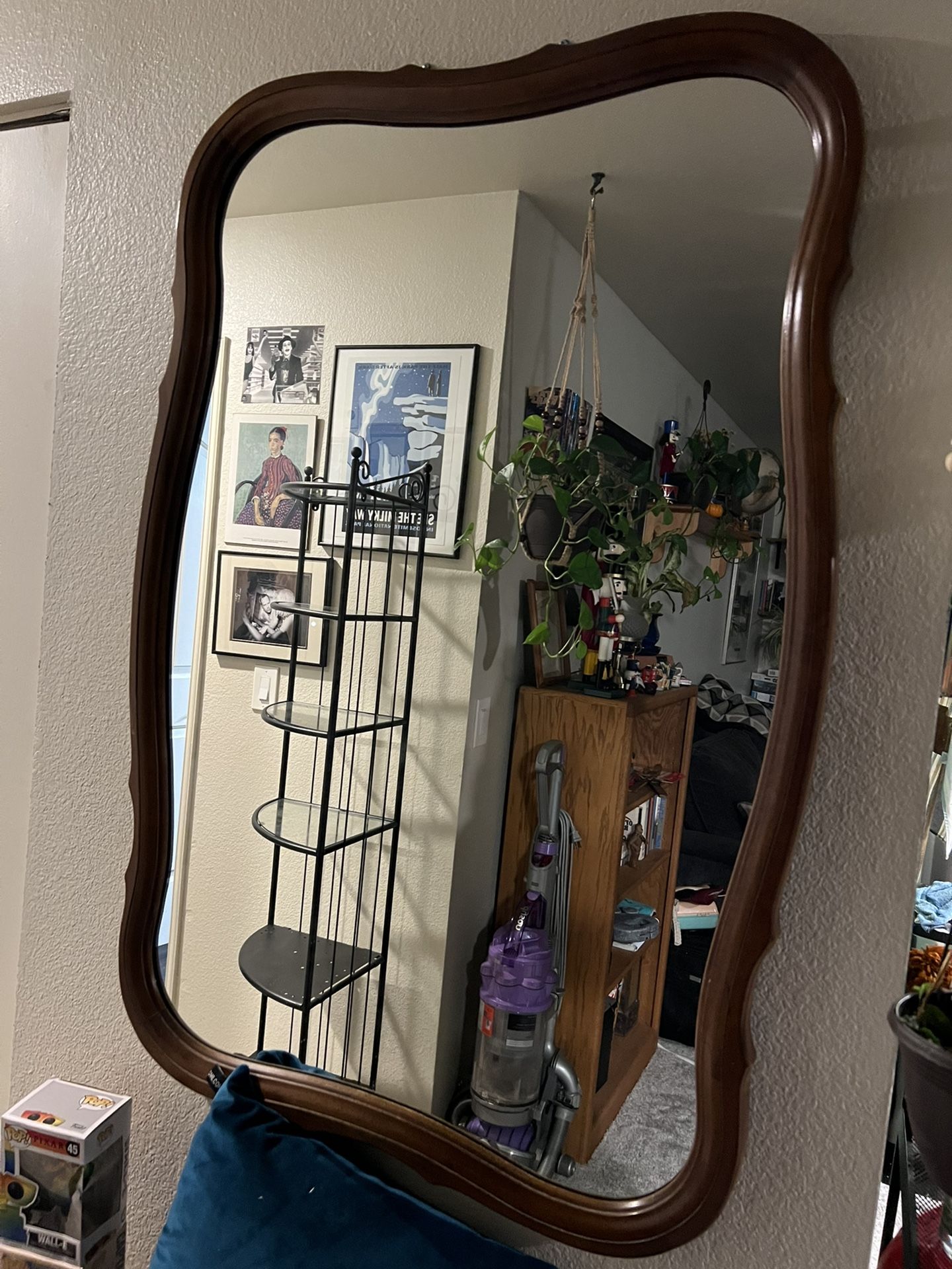 Wood Mirror From The 70s