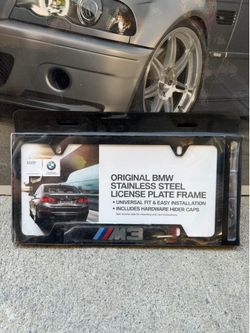m3 license plate cover
