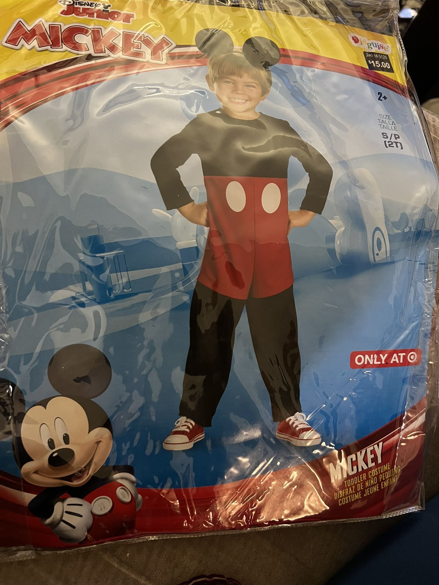 Mickey Mouse Toddler Costume 2T