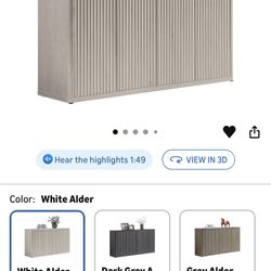 Modern Buffet Sideboard Accent Storage