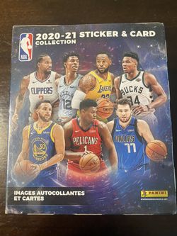 2020-2021 NBA Sticker&Card Collection W/book