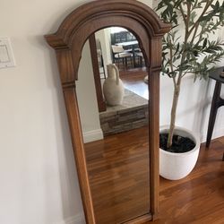 Vintage Wooden Mirror
