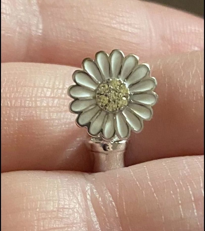Daisy Silver Charm S925