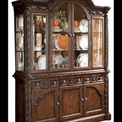 North Shore Dark Brown China Cabinet (OBO)
