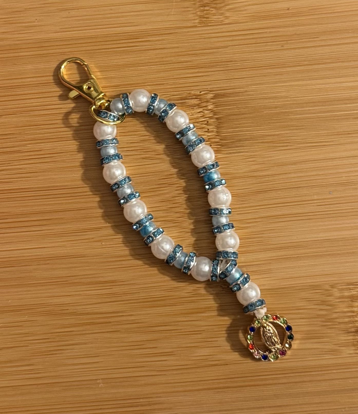 Mini Rosary Keychain 