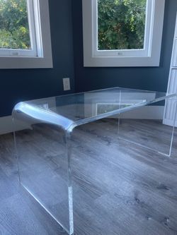 Acrylic coffee table