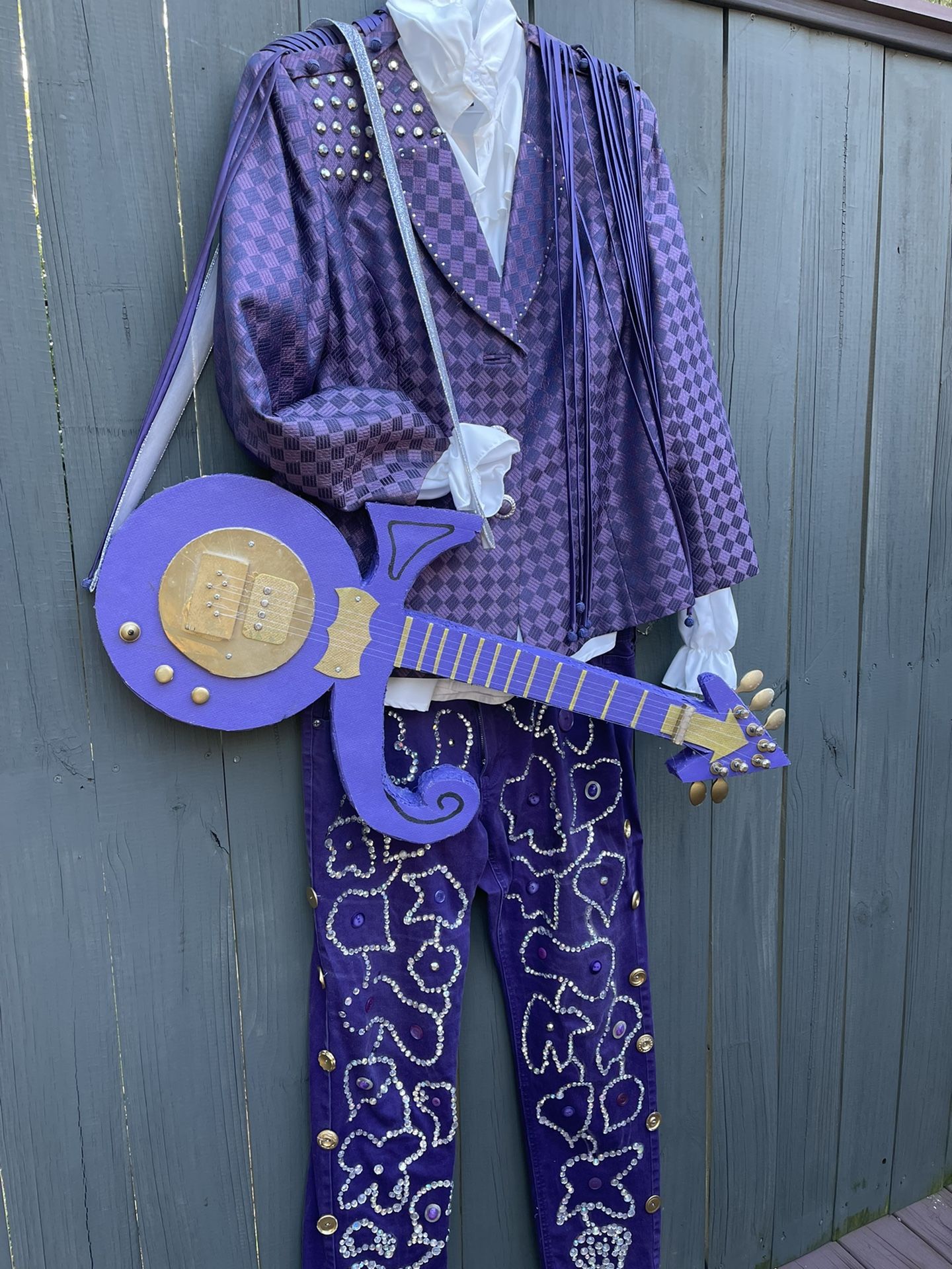 Prince Disco Custom Made Halloween Costume With Guitar!