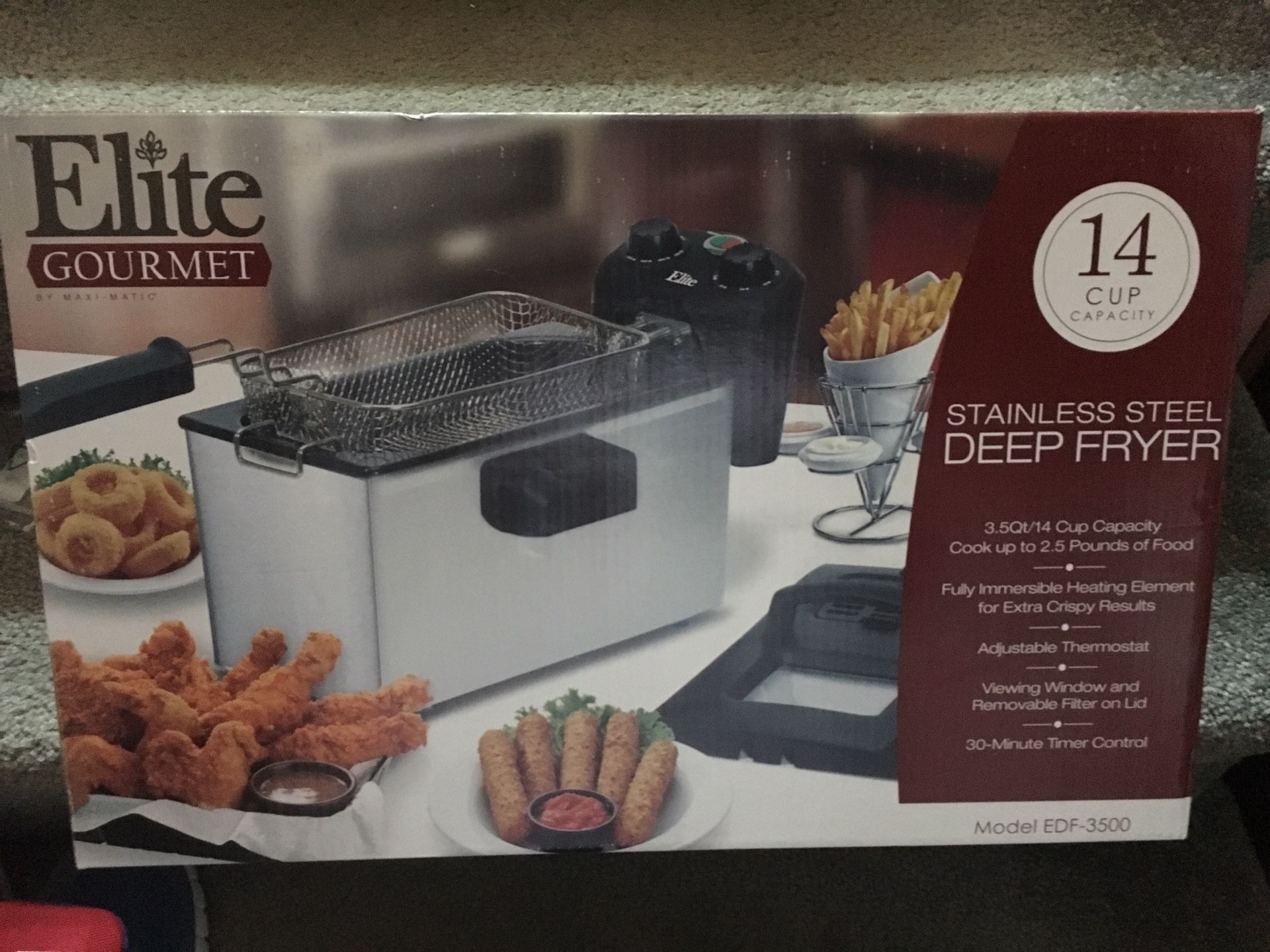 Elite Gourmet Deep Fryer for Sale in Bolingbrook, IL OfferUp