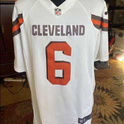 Baker Mayfield Cleveland Browns White Jersey On Field Men's  XL