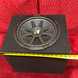 Kicker 12 In Perfect Conditions !!